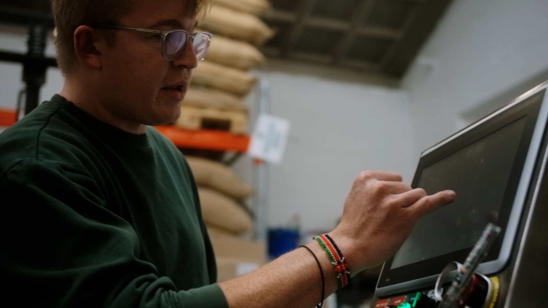 Inside the Amsterdam roastery where Pombay's coffee is roasted by hand