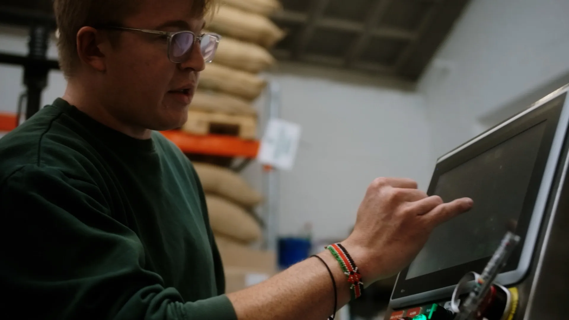 Inside the Amsterdam roastery where Pombay's coffee is roasted by hand